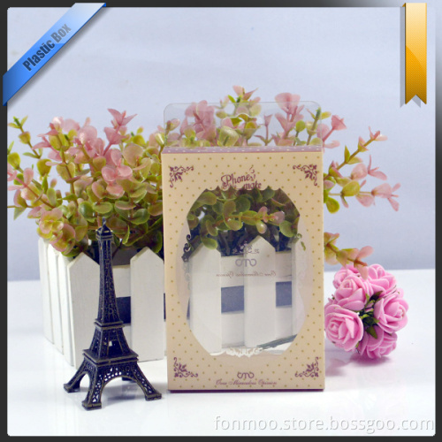 Gloss Finish Cardboard Box with Clear PVC Window